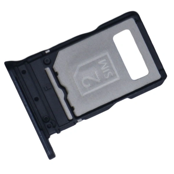 Motorola For Motorola Moto Edge 40 Dual Sim Card Tray Reader Holder Black