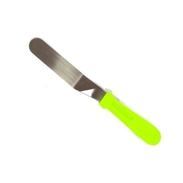 6" Angular Professional Stainless Steel Cake Palette Knife Icing Spatula Variety Set & Cake Decorating Tools - LAX108R10S1