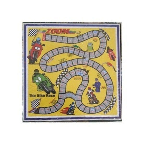 5 In 1 Zoom Bike, Snake & Ladder, Ludo, Cricket, Brainvita Game (set of 5 games) - RPS68R20S4