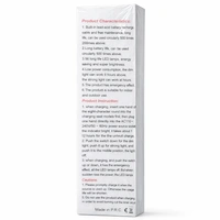 AKARI PLUS AK-1665 Rechargeable LED Emergency Light | 30 SMD LEDs | 100W Power Output | AC Charging Portable Light for Home & Power Backup