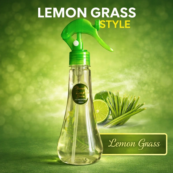 RAMCO Lemon Grass Air Freshener Spray Natural Fragrance 250 ml