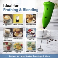 HONGXIN Handheld Electric Milk Frother | Coffee Beater | Soft-Touch Grip | Stainless Steel Whisk | Coffee, Latte, Cappuccino Foam Maker (Model MS-3089)