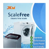 JKM ScaleFree Cleans lime scale Washing Machine & Dishwasher Powder | Removes Limescale | Improves Performance & Saves Power | Suitable for Front & Top Load Machines