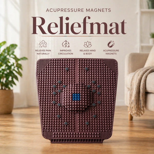 Bell's Relief Mat Acupressure Magnets Pyramids For Pain Relief And Total Health Care