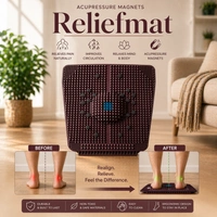 Bell's Relief Mat Acupressure Magnets Pyramids For Pain Relief And Total Health Care