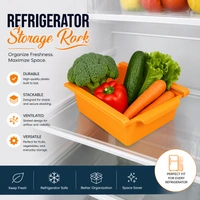 Refrigerator Storage Rack Set Of 4 Pieces Randoms Colours