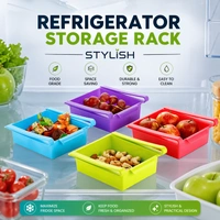 Refrigerator Storage Rack Set Of 4 Pieces Randoms Colours