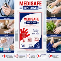 Medisafe HDPE Gloves - Pack Of Approx 100 pieces