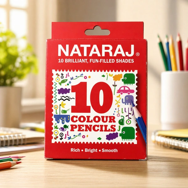 Nataraj 10 Shade Colour Pencils
