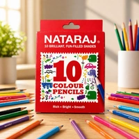 Nataraj 10 Shade Colour Pencils