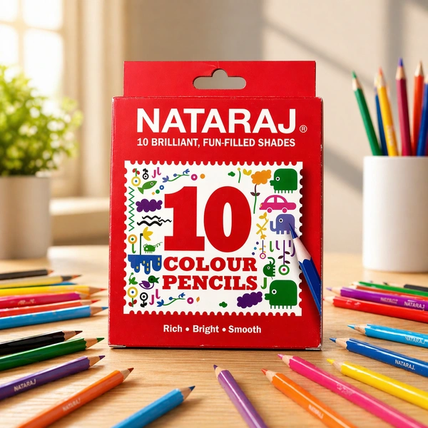 Nataraj 10 Shade Colour Pencils