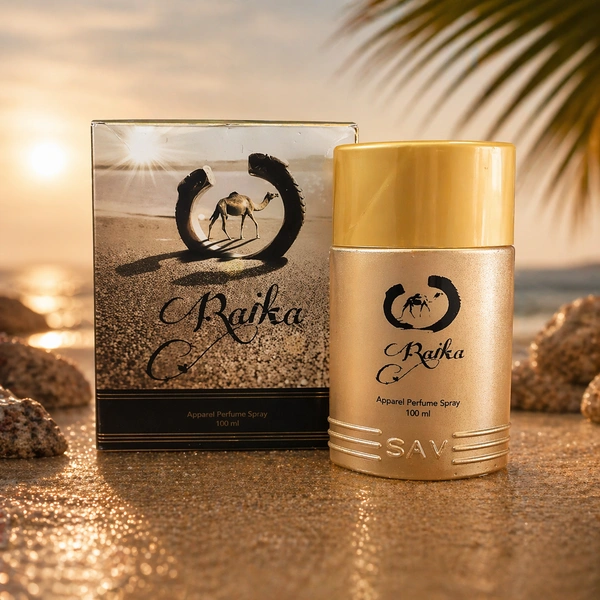 Raika Apparel Perfume Spray for Clothes – Long Lasting Fabric Fragrance | Fresh & Elegant Scent | 100 ml