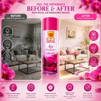 La Royal Orchid Air Freshener Spray | Long-Lasting Floral Fragrance | Room, Office & Car Freshener | 470 ml