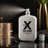 SAV Drax X Silver Apparel Perfume Spray for Men, Long Lasting Fragrance, 100ml