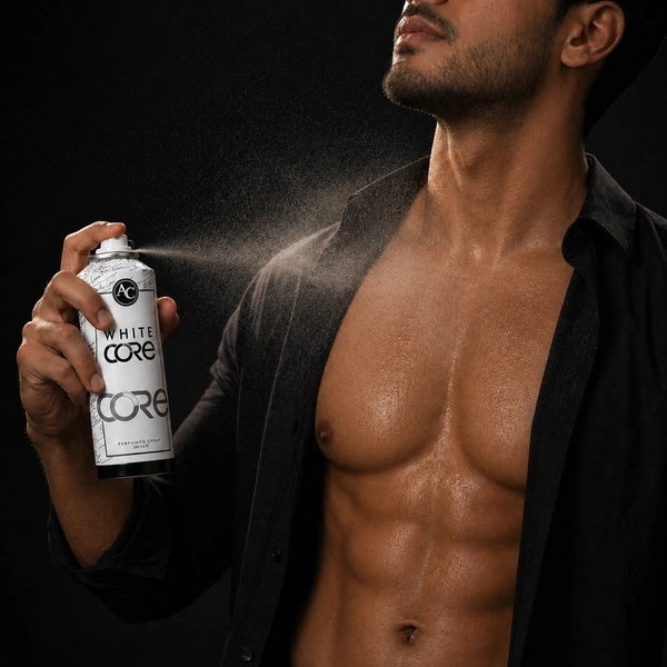 AC White Core Perfumed Spray for Men & Women, Long Lasting Body Spray, Fresh Fragrance, 200 ml
