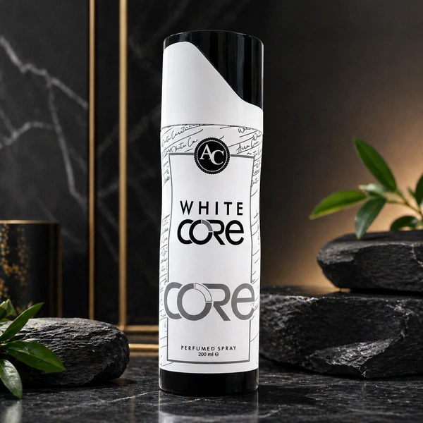 AC White Core Perfumed Spray for Men & Women, Long Lasting Body Spray, Fresh Fragrance, 200 ml