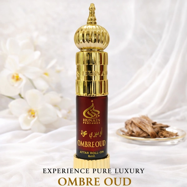 HUNAIN Ombre Oud Attar Roll-On 6ml
