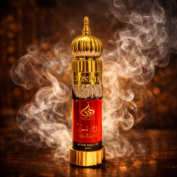 HUNAIN Rooh-E-Kasturi Attar Roll-On – 6ml