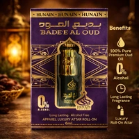 HUNAIN Badee Al Oud Attar Roll-On – 6ml