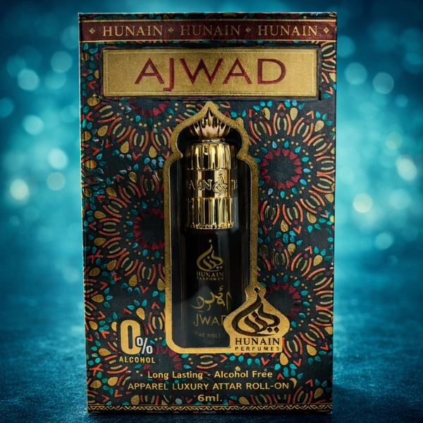 HUNAIN AJWAD Luxury Attar Roll on– 6ml