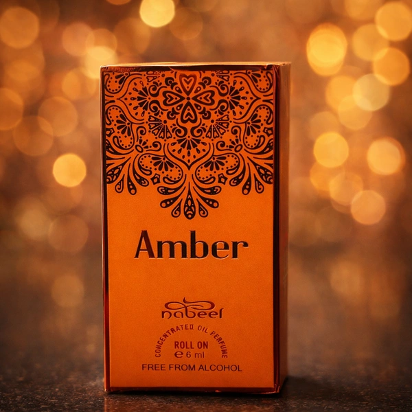 Nabeel Amber Concentrated Oil Perfume Roll‑On 6ml