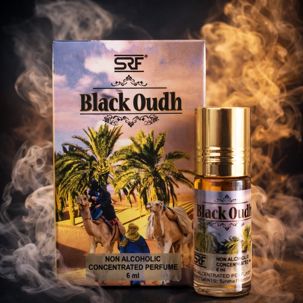 SRF Black Oudh Attar (6ml)