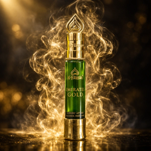 AL-Hassan EMIRATES GOLD Luxury Attar 6ml (Alcohol Free)