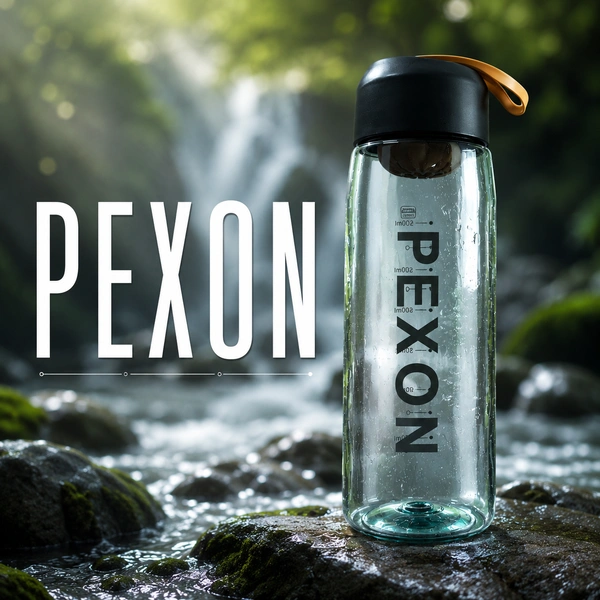 PEXON Leak Proof Sports Water Bottle | BPA Free Reusable Water Bottle | Lightweight Portable Drinking Bottle for Gym, Office, School & Travel