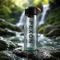 PEXON Leak Proof Sports Water Bottle | BPA Free Reusable Water Bottle | Lightweight Portable Drinking Bottle for Gym, Office, School & Travel