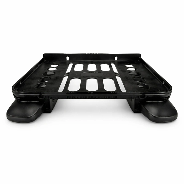 MAXICOM Set-Top Box Wall Shelf (M-468) with Dual Remote Holder | Heavy Duty 5kg Load | Multipurpose Wall Mount Stand for Set Top Box, WiFi Router, Speakers | Black