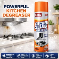 KIBO Kitchen Cleaner Spray (500ml) โ Heavy Duty Degreaser for Stove, Chimney & Kitchen Surfaces | Lemon Fragrance | Removes Tough Oil & Grease Stains