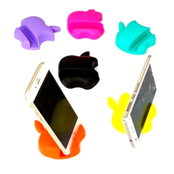 Apple Shape Mobile Holder & Phone Stand for All Smartphones - Set of 4pcs - 0