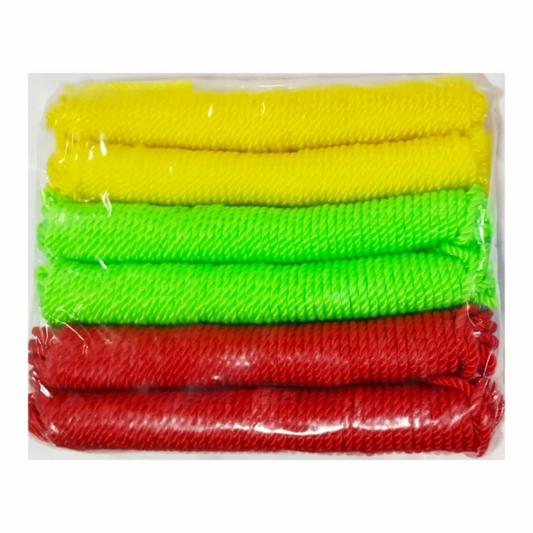 Best Quality Nylon Rope or Multicolor Cloth Hanging Rope For Both Indoor And Outdoor Purpose (1 piece) 20 meters apprx each - 0.16