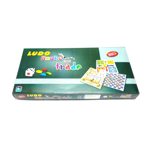Big Ludo Snake & Trade Board Game For All People - 0