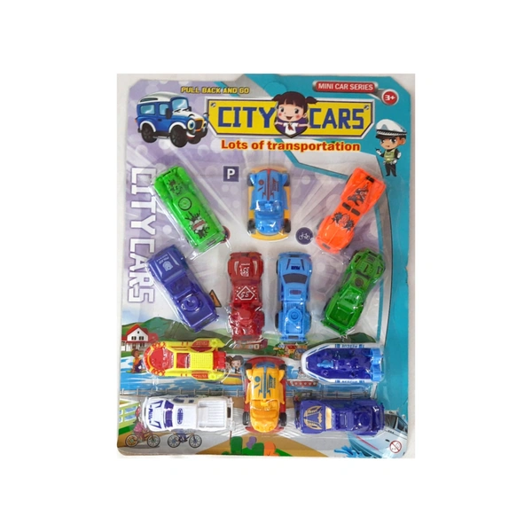 City Cars Lots of Transportations For Kids - 0