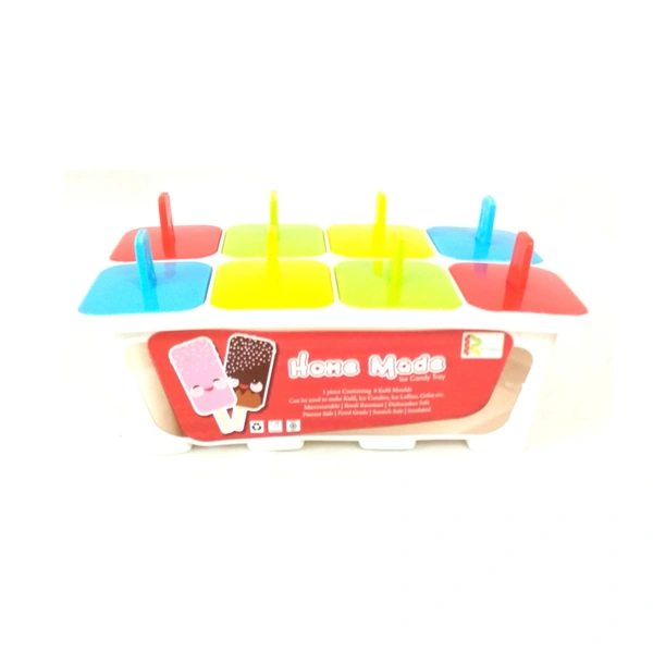 Home Made Ice Candy Tray - 8 Pcs Cubes - 0