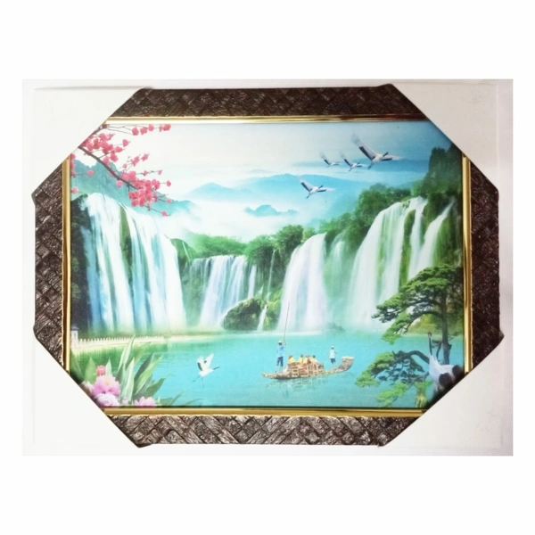Landscape Waterfall Scenery Photo frame - 13x10inch - 1Piece - 0