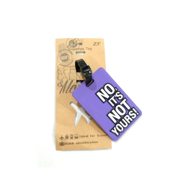 Luggage Tags for Bags Backpacks and Suitcase Random Funny Quote Messages - 1 Piece