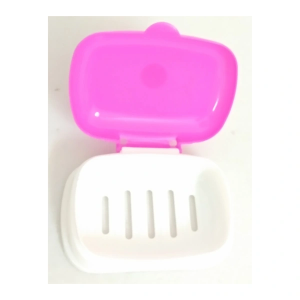 Plastic Soap Box - Set of 3 - Random Colours - 0