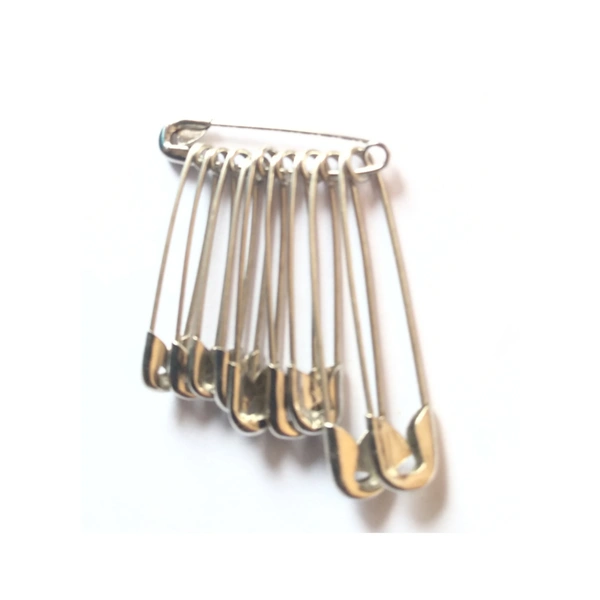 Somy Stainless Steel Safety Pins For Women, Girls (Set Of 50pcs, Mix Size) - 0