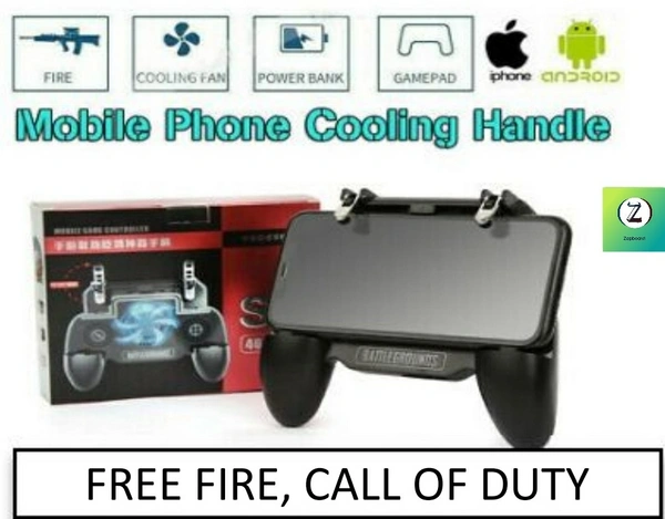SR Mobile Game Controller Pad with 2000 mah Power Bank - 0