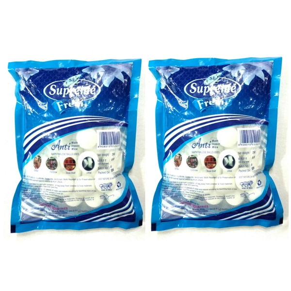 Supreme Fresh Naphthalene Balls - 250 grams - 0