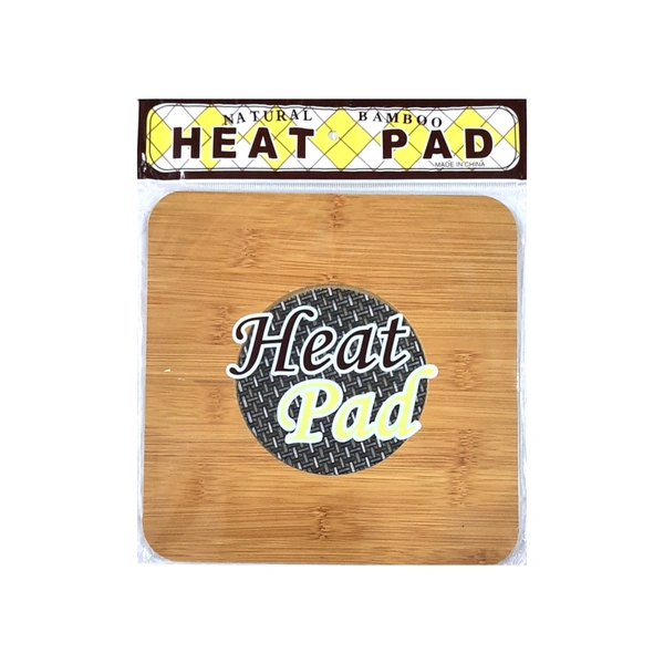 Wood Square Shape Heat Pad / Heat Resistant Coasters - Set of 3 - 128