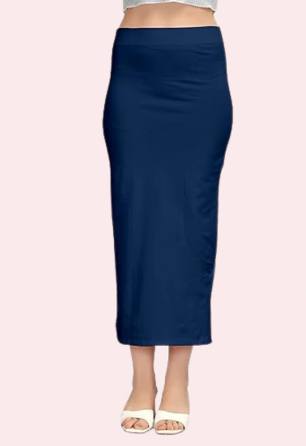NAUGHTYGALZ French Daina Cotton Blend Saree Shapewear - Dark Blue, XXL