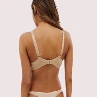 NAUGHTYGALZ Possessions Smooth Beige Colored Sexy T-Shirt Bra - 34, Sandal