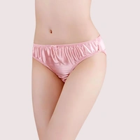 NAUGHTYGALZ French Daina Luxury Silk Panties Cheeky Bow Gift Box - S, As shown in image