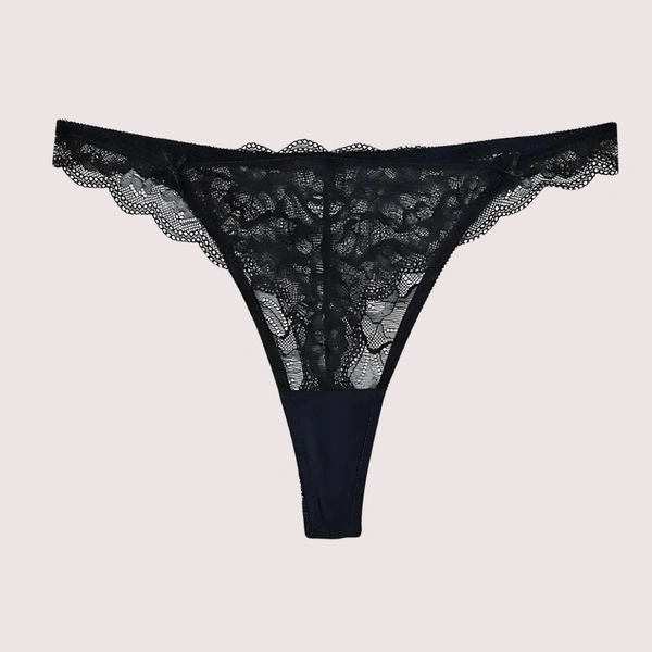 NAUGHTYGALZ Velvet Allure G-String Panties Gift Box - M, As shown in image