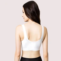 NAUGHTYGALZ Fashionable Cutout Sports Bra for Young Athletes - 36, White Lilac