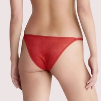 NAUGHTYGALZ Exclusive French Daina Lace Tanga Panties Luxury Gift Box - M, As shown in image
