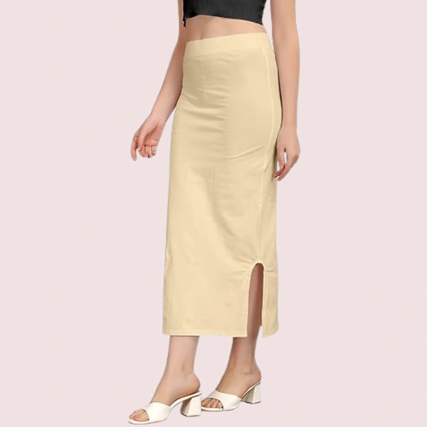 NAUGHTYGALZ French Daina Shapewear Petticoat for Sarees - Beige, XXL
